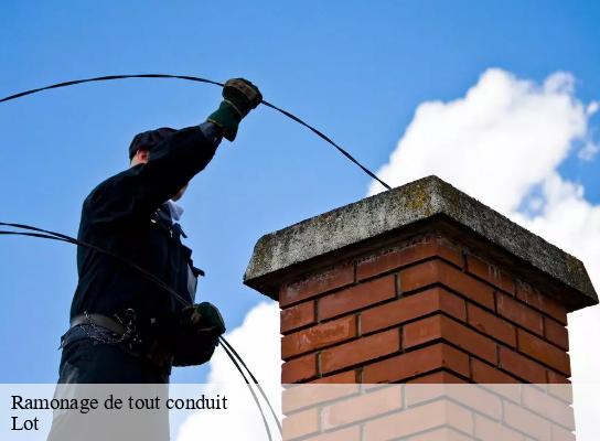 Ramonage de tout conduit 46 Lot  Expert ramonage 46