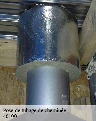 Pose de tubage de cheminée  boussac-46100 Expert ramonage 46
