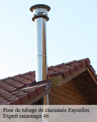 Pose de tubage de cheminée  faycelles-46100 Expert ramonage 46