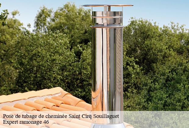 Pose de tubage de cheminée  saint-cirq-souillaguet-46300 Expert ramonage 46