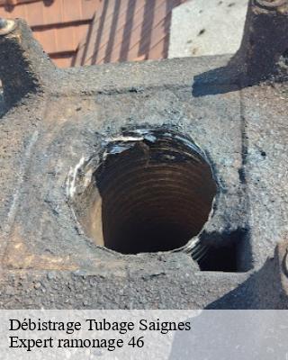 Débistrage Tubage  saignes-46500 Expert ramonage 46