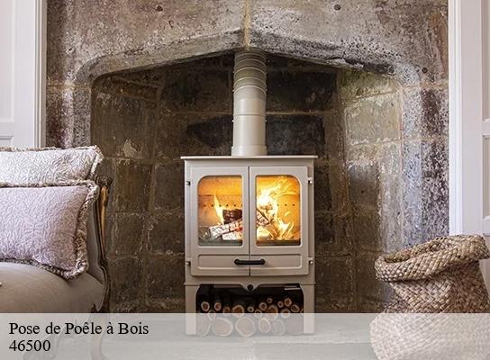 Pose de Poêle à Bois  lavergne-46500 Expert ramonage 46
