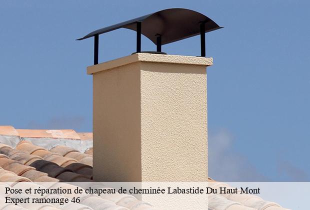 Pose et réparation de chapeau de cheminée  labastide-du-haut-mont-46210 Expert ramonage 46