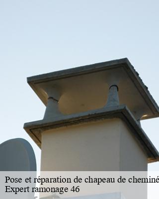 Pose et réparation de chapeau de cheminée saint-sozy-46200 Expert ramonage 46